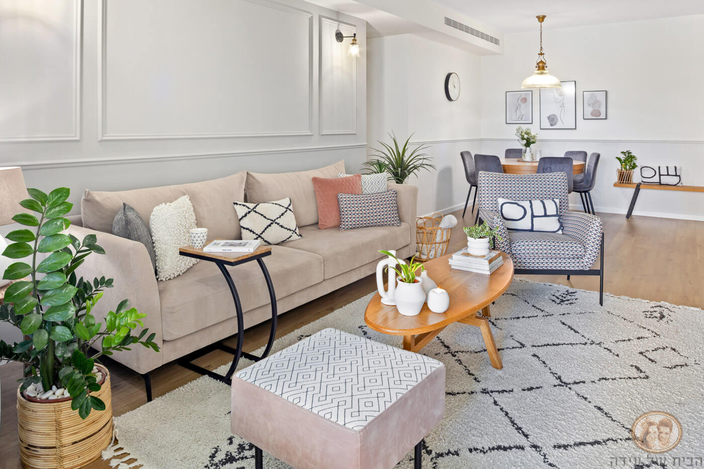 סלון מעוצב ספה מעוצבת